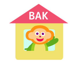 Daily life of animal and a fairy. 2(E) sticker #6101041