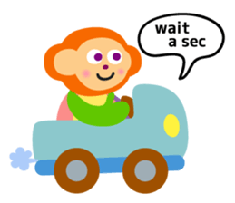 Daily life of animal and a fairy. 2(E) sticker #6101043