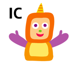 Daily life of animal and a fairy. 2(E) sticker #6101044