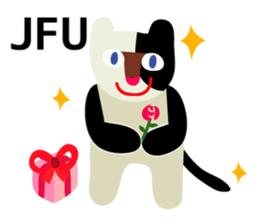 Daily life of animal and a fairy. 2(E) sticker #6101053