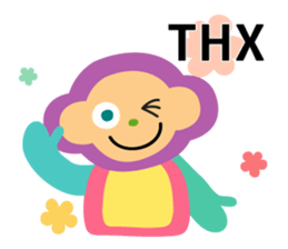 Daily life of animal and a fairy. 2(E) sticker #6101054