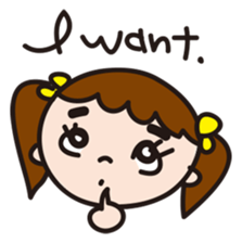 Pretty Girl (5-year-old version) sticker #6101077