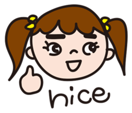 Pretty Girl (5-year-old version) sticker #6101094