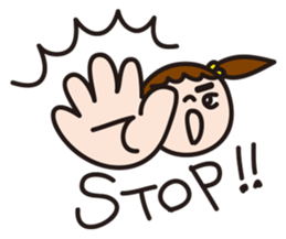 Pretty Girl (5-year-old version) sticker #6101095