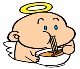 child angel ele. sticker #6101218