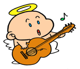 child angel ele. sticker #6101219