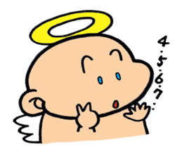 child angel ele. sticker #6101221