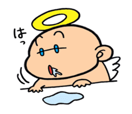 child angel ele. sticker #6101223