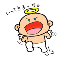 child angel ele. sticker #6101226