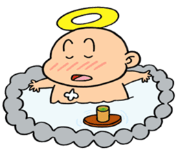 child angel ele. sticker #6101228