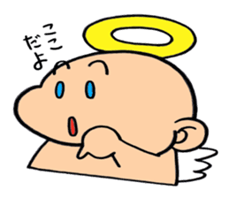 child angel ele. sticker #6101231