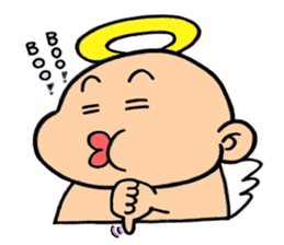 child angel ele. sticker #6101232