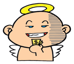 child angel ele. sticker #6101237