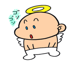 child angel ele. sticker #6101238