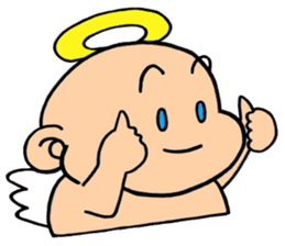 child angel ele. sticker #6101239