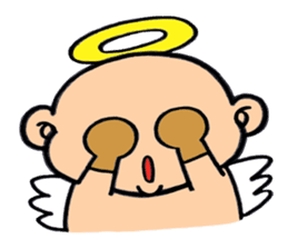 child angel ele. sticker #6101240