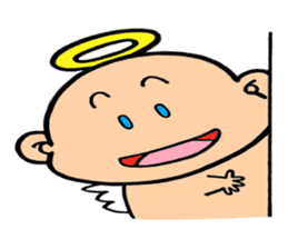 child angel ele. sticker #6101243