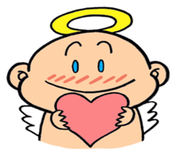 child angel ele. sticker #6101245