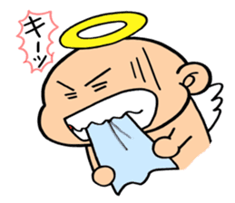 child angel ele. sticker #6101247