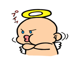 child angel ele. sticker #6101248