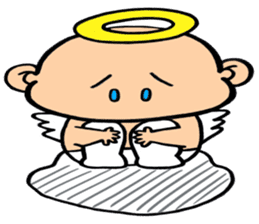 child angel ele. sticker #6101250