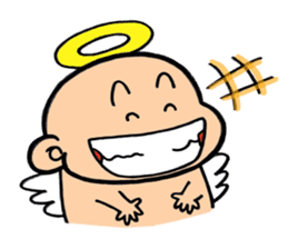child angel ele. sticker #6101252