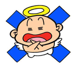 child angel ele. sticker #6101253