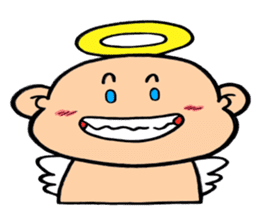 child angel ele. sticker #6101255