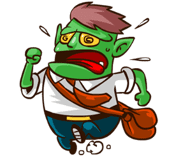 Bjo the Monster Salaryman sticker #6101296