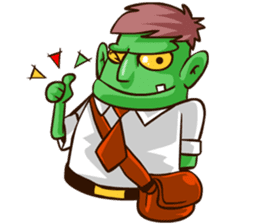 Bjo the Monster Salaryman sticker #6101298