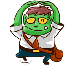 Bjo the Monster Salaryman sticker #6101302