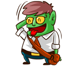 Bjo the Monster Salaryman sticker #6101305