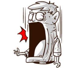 Bjo the Monster Salaryman sticker #6101308