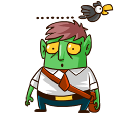 Bjo the Monster Salaryman sticker #6101309