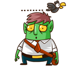 Bjo the Monster Salaryman sticker #6101309