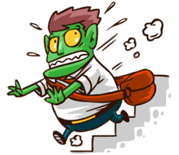 Bjo the Monster Salaryman sticker #6101312