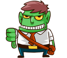 Bjo the Monster Salaryman sticker #6101320