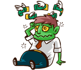 Bjo the Monster Salaryman sticker #6101321