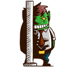 Bjo the Monster Salaryman sticker #6101323