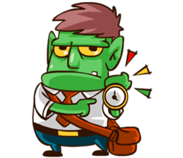 Bjo the Monster Salaryman sticker #6101327