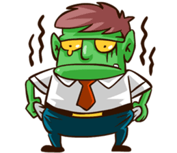 Bjo the Monster Salaryman sticker #6101334