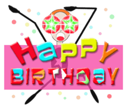 glasses girl Lyn-chan1 English ver. sticker #6101341