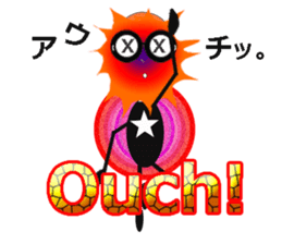 glasses girl Lyn-chan1 English ver. sticker #6101346