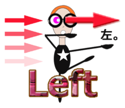 glasses girl Lyn-chan1 English ver. sticker #6101365