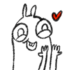 Rabbit, Cat, Bestfriend sticker #6101452