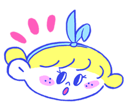 Cheerful freckle sticker #6101539