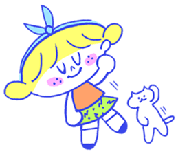 Cheerful freckle sticker #6101540