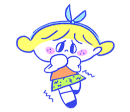 Cheerful freckle sticker #6101541