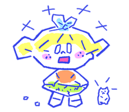 Cheerful freckle sticker #6101543