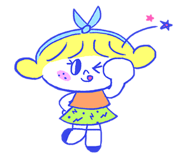 Cheerful freckle sticker #6101547